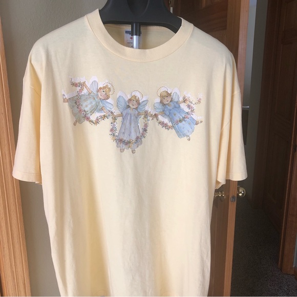 Jerzees activewear, T- shirt with angels, size XL, short sleeve - Picture 2 of 4